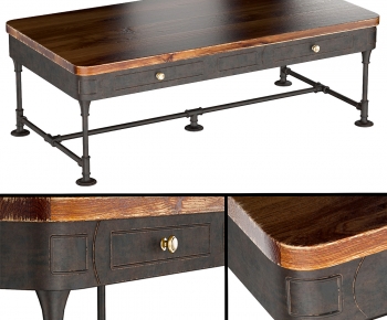 Retro Style Coffee Table-ID:457184087