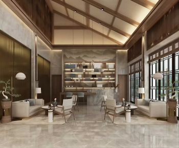 New Chinese Style Lobby Hall-ID:116570031
