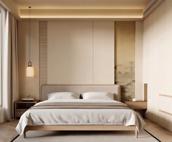 New Chinese Style Bedroom-ID:407938968