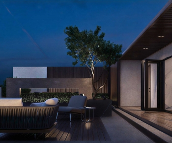 Modern Courtyard/landscape-ID:283001909