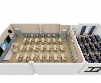 Modern School Classrooms-ID:944830891