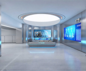 Modern Exhibition Hall-ID:904707913