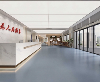 Modern Office Reception Desk-ID:723527913
