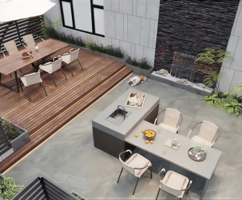 Modern Courtyard/landscape-ID:986005078