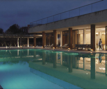 Modern Swimming Pool-ID:216988091