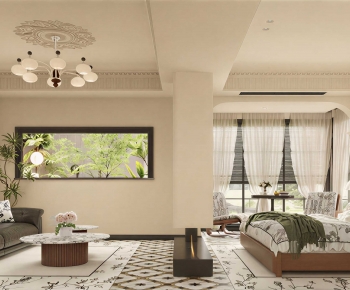 French Style Bedroom-ID:682492975