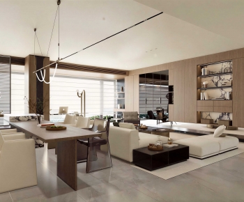 Modern A Living Room-ID:858240165
