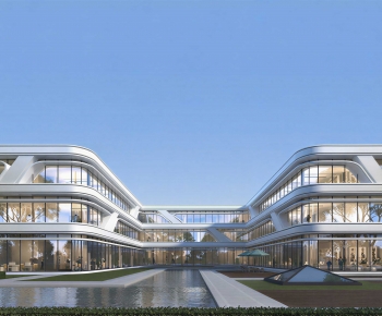 Modern Appearance Of Commercial Building-ID:536979915
