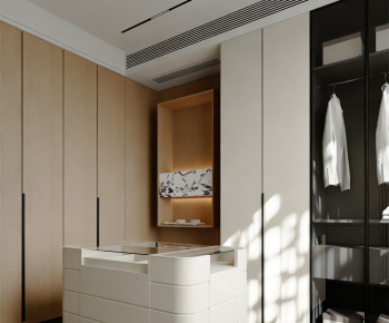 Modern Clothes Storage Area-ID:554270717