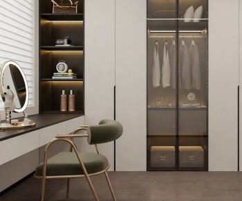 Modern Clothes Storage Area-ID:647120525