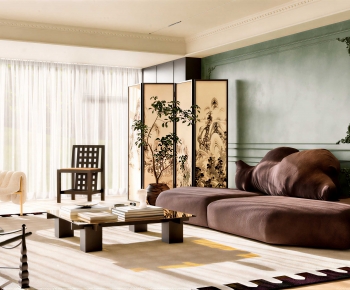 Modern A Living Room-ID:135425097