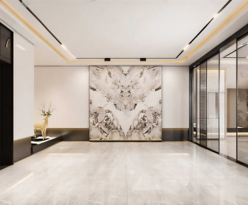 Modern Office Elevator Hall-ID:174299009