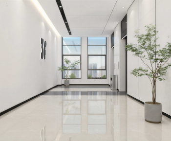 Modern Office Elevator Hall-ID:699624065