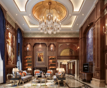 European Style A Living Room-ID:270827058