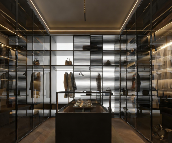 Modern Clothes Storage Area-ID:745233063