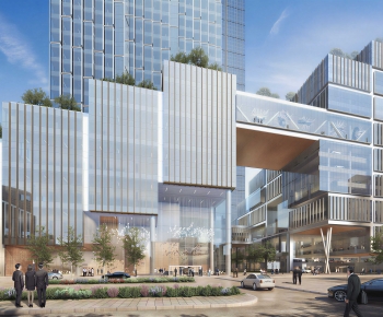 Modern Appearance Of Commercial Building-ID:120920901