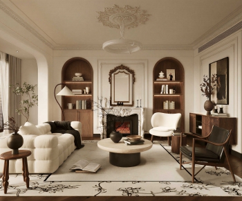 French Style A Living Room-ID:857527975