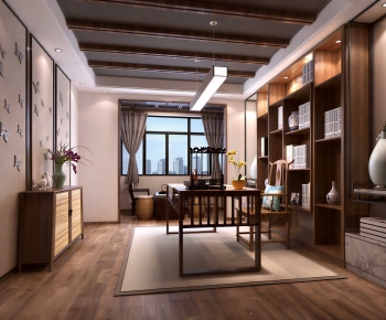 New Chinese Style Study Space-ID:555290949