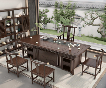 New Chinese Style Tea House-ID:138464936