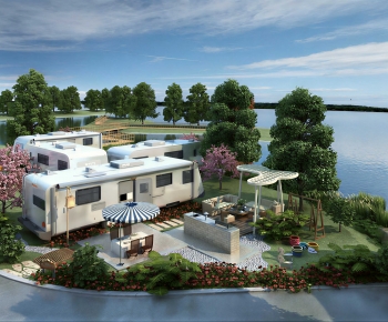 Modern Park Landscape-ID:426074036