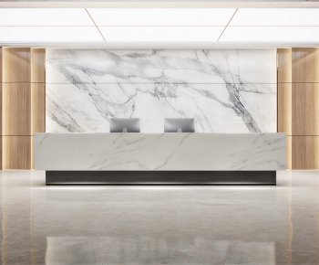 Modern Office Reception Desk-ID:957511907