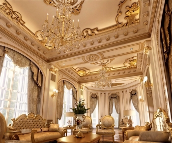 European Style A Living Room-ID:242822898