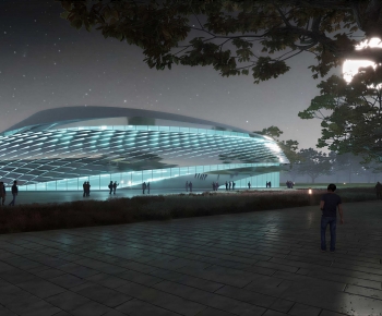 Modern Architecture Of Artistic Style-ID:228342064