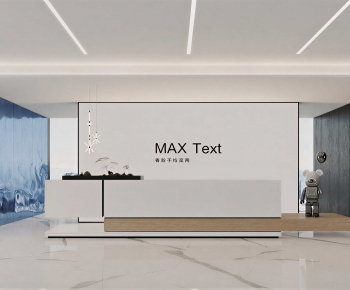 Modern Office Reception Desk-ID:541102891