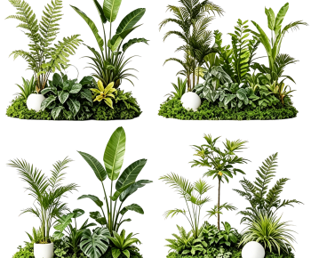 Modern Plant Landscaping-ID:389755967