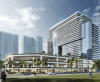 Modern Appearance Of Commercial Building-ID:184880028