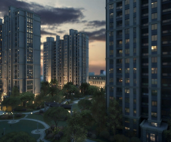 Modern Residential Building-ID:686017046