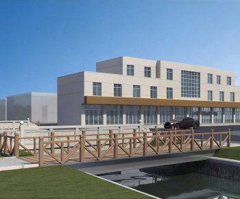 Modern Appearance Of Commercial Building-ID:700129998