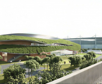 Modern Architecture Of Artistic Style-ID:959045896