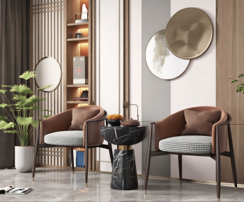 New Chinese Style Lounge Chair-ID:242599964