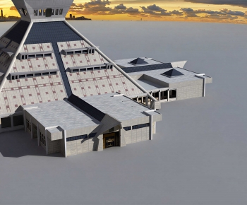 Modern Building Appearance-ID:522157912