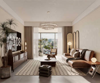 Modern A Living Room-ID:655610629