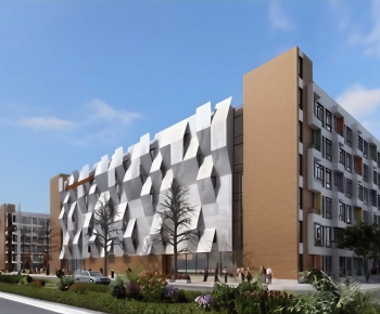 Modern Residential Building-ID:317189933