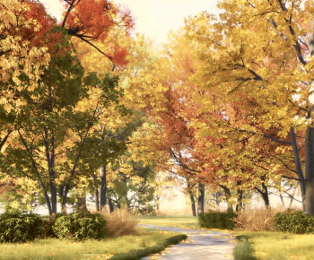 Modern Park Landscape-ID:460031063