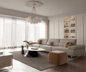 Modern A Living Room-ID:708842997