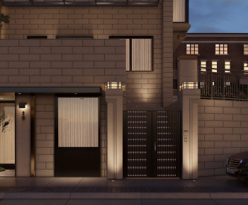 Modern Facade Element-ID:577742105