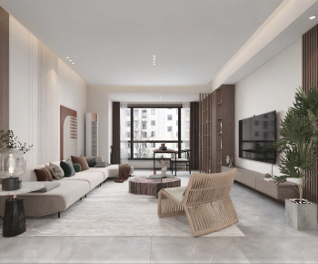 Modern A Living Room-ID:222384938