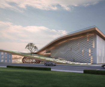Modern Architecture Of Artistic Style-ID:846648932