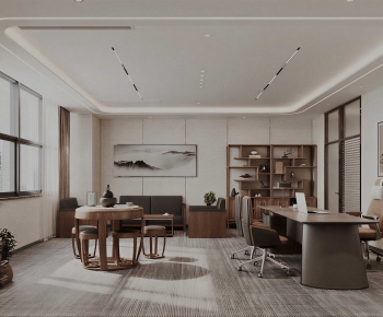 New Chinese Style Manager's Office-ID:657490025