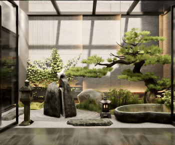 New Chinese Style Plant Landscaping-ID:375324015