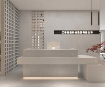 Modern Office Reception Desk-ID:931005006