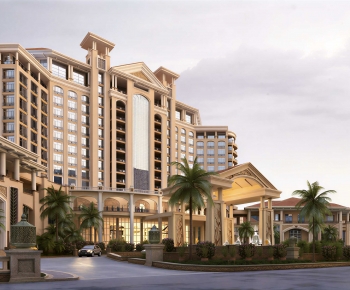 European Style Appearance Of Commercial Building-ID:714164022