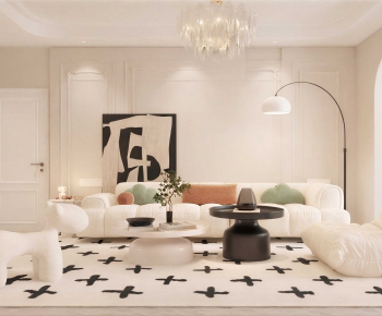 French Style A Living Room-ID:114209745