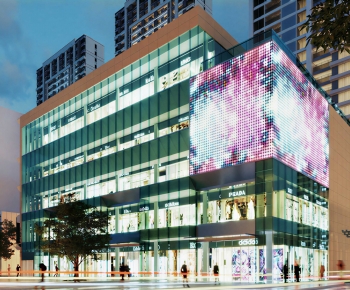 Modern Appearance Of Commercial Building-ID:759871964