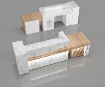 Modern Reception Desk-ID:394640926