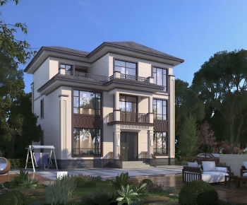 New Chinese Style Detached Villa-ID:355576997